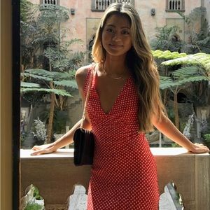 THE STEPHANIE Polka Dot Dress by Realization Par NEW in size Small